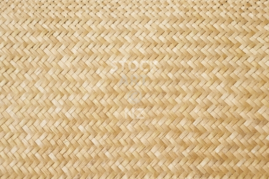 Detail of a woven mat - traditional New Zealand flax weaving