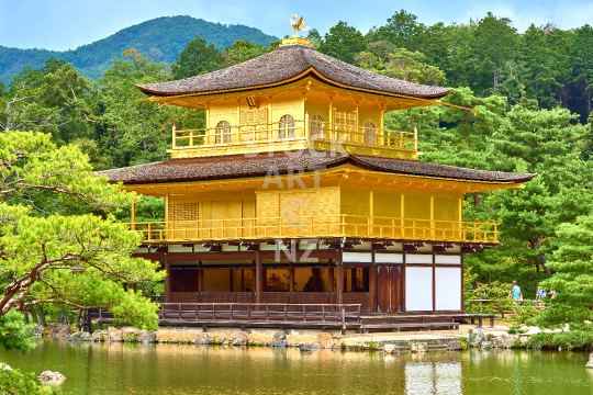 Goldener Tempel in Kyoto, Japan