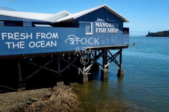 Mangonui fish and chips shop