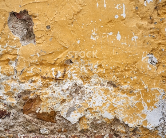 Splashback photo: Crumbling ochre Moroccan medina house wall - Kitchen splashback picture for standard size 900 x 750 mm