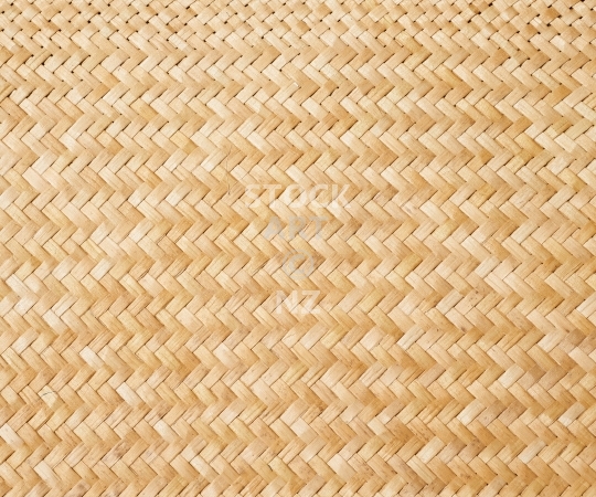 Splashback photo: Woven flax mat