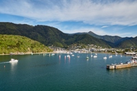Marlborough - The beautiful and remote Marlborough Sounds landscape and lovely towns like Picton<br>