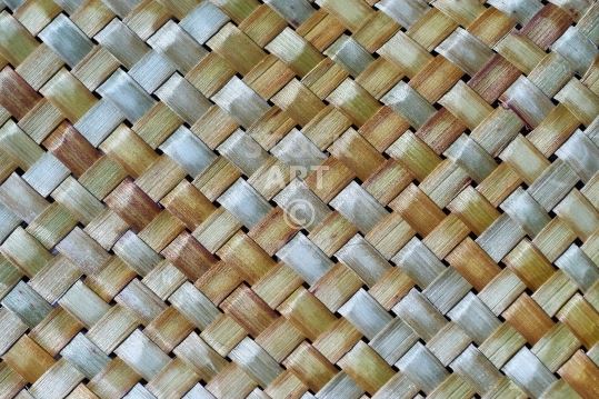 Desktop wallpaper - New Zealand flax weaving closeup