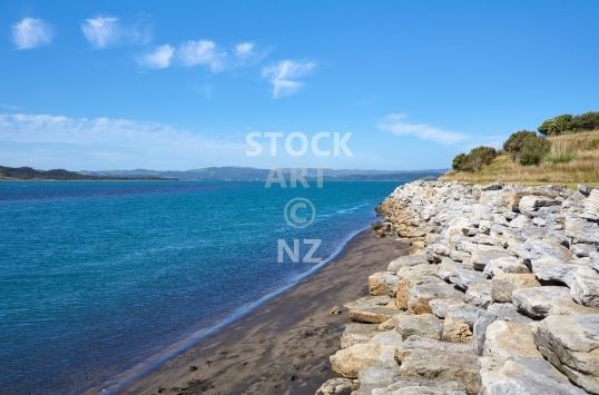 New Zealand landscapes - Aotea Harbour, Waikato