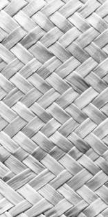 Maori flax weaving, black & white closeup of a woven mat - NZ phone background