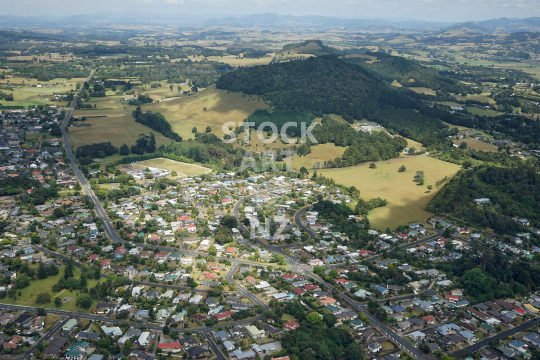 Aerial view of Kamo West and Three Mile Bush 