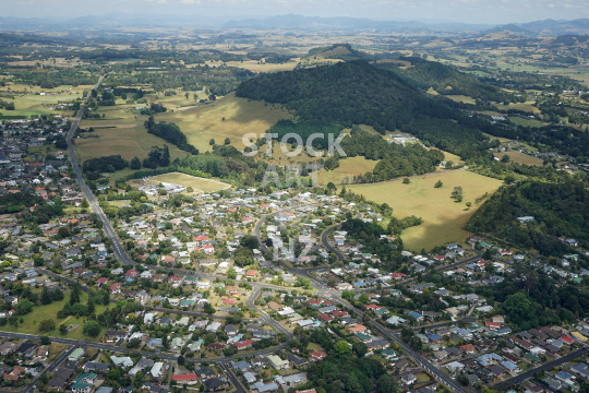 Aerial view of Kamo West and Three Mile Bush  - Whangarei from the air