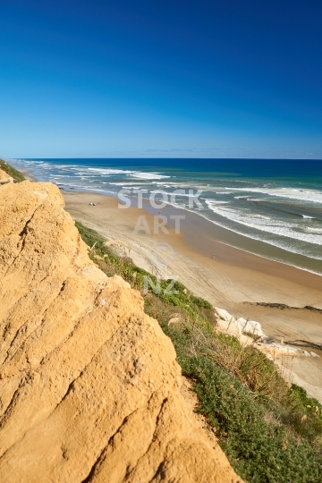 Baylys Beach cliff view