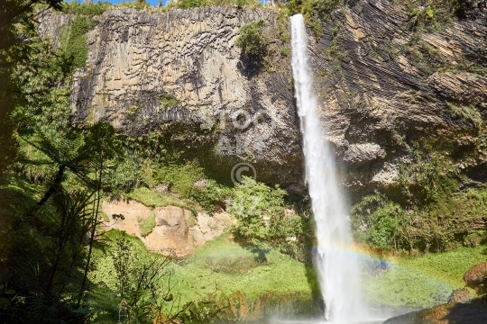 Bridal Veil Falls - waterfall near Raglan, Waikato, NZ