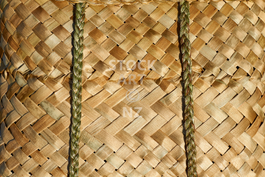 Closeup of a natural kete