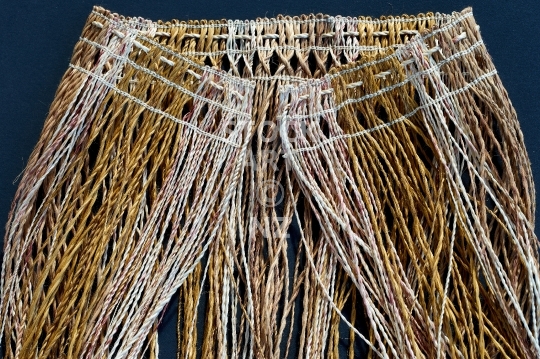 Dyed muka kahu pokowhiwhi - Maori shoulder cape 