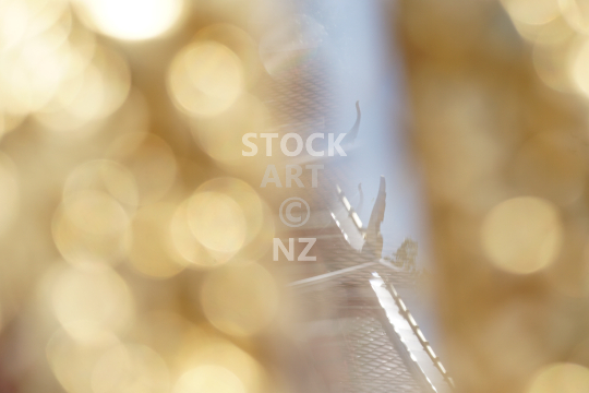 Exotic Thai temple closeup with abstract effect