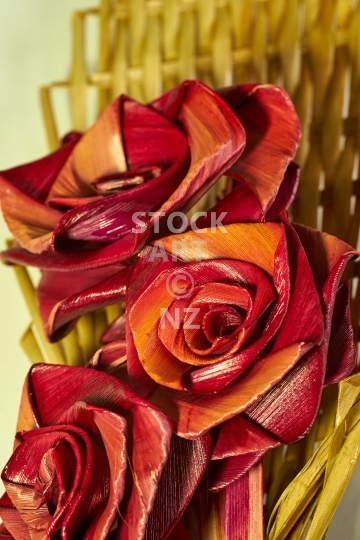 Flax weaving flowers - Putiputi 