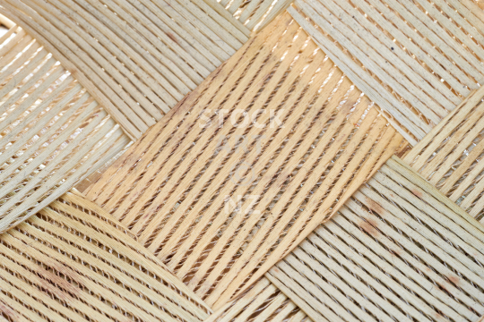 Hapene closeup - flax weaving background - Detail of specially prepared and woven New Zealand flax 