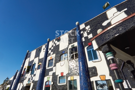 Hundertwasser Art Centre in Whangarei, New Zealand
