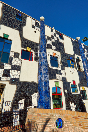 Hundertwasser Museum facade - Whangarei, New Zealand