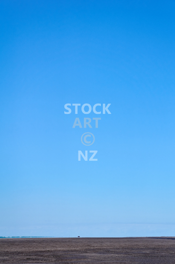 Kawhia beach fata morgana