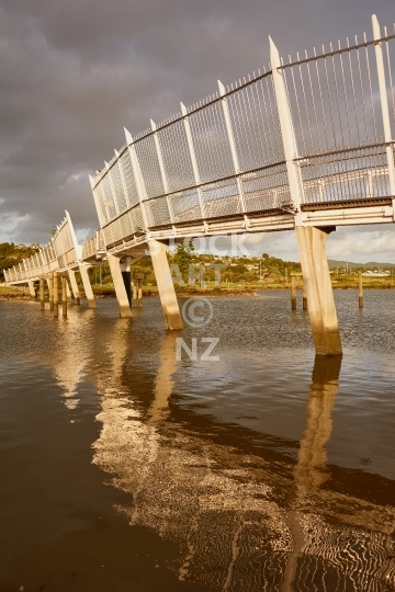 Kotuitui Whitinga bridge at sunset - Whangarei, Northland