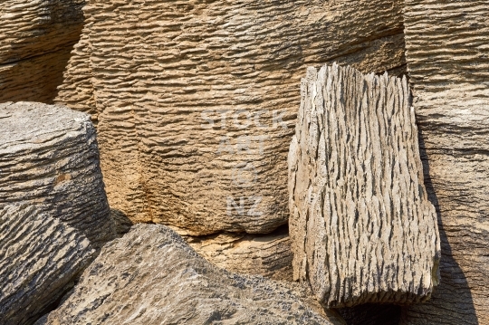 Limestone rock formations in Waipu