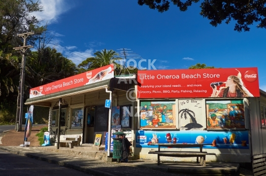 Little Oneroa Beach store on Waiheke Island