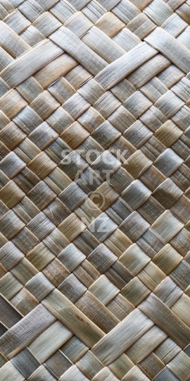 Mobile wallpaper: Natural flax weaving in detail