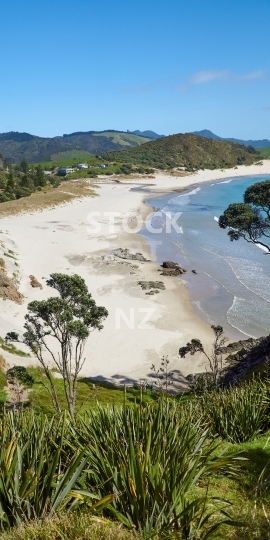 Mobile wallpaper: Ocean Beach in Whangarei, New Zealand - Kiwi themed lock or home screen picture, size ratio 18:9 (or fitting anything between 16:9 - 20:9)