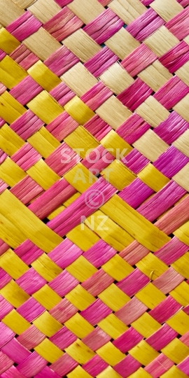 Mobile wallpaper: Weaving closeup, made of New Zealand flax - Kiwi themed phone screen background picture, screen size ratio 18:9 (or fitting anything between 16:9 - 20:9)