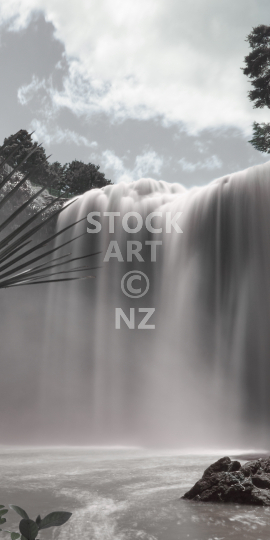 Mobile wallpaper: Whangarei Falls