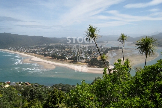 Mt Paku lookout - Tairua, Coromandel - View to Pauanui from the mountain summit - lower resolution quality photo, ideal for web use