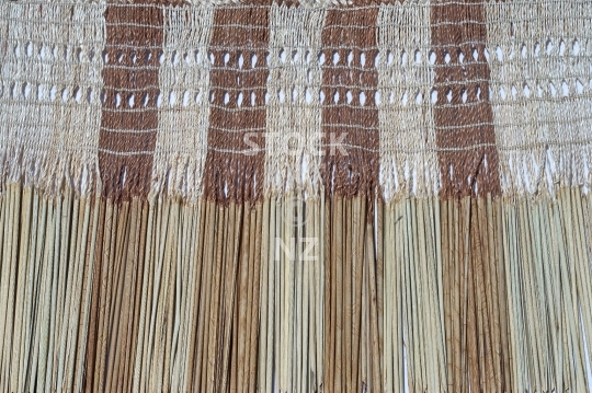 Muka with pokinikini - NZ flax weaving 