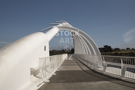 New Plymouths beautiful Te Rewa Rewa bridge