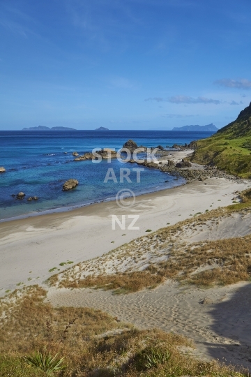 Ocean Beach view to the Hen and Chicken Islands