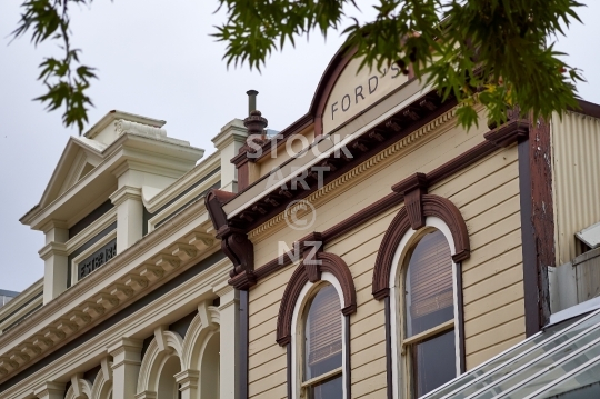 Old heritage buildings in Nelson, NZ