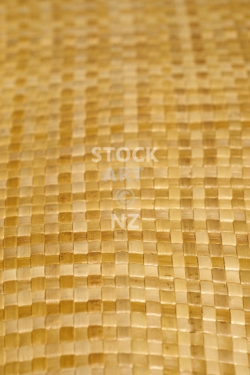 Pacific pandanus weaving: closeup of a woven mat