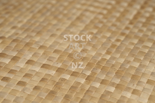 Polynesian Pandanus weaving at an angle