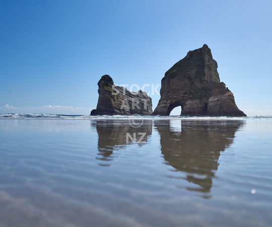 Splashback image: New Zealand Wharariki Beach