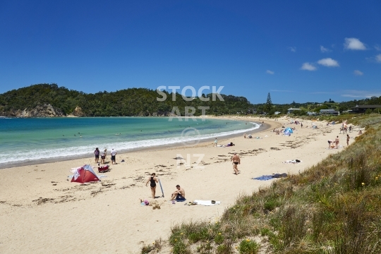 Summer fun in Matapouri Bay, Tutukaka Coast, Northland