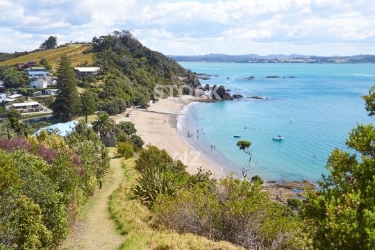 Tapeka Point beach settlement near Russell - Bay of Islands, Northland, NZ