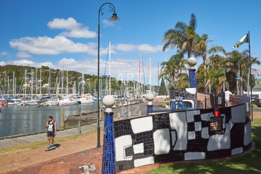 Te Kakano - The Seed: Friedensreich Hundertwasser building in Whangarei