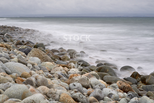 The beach at Boulder Bank in Nelson, South Island, New Zealand