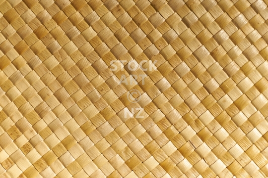 Traditional Polynesian Pandanus weaving - Closeup of a woven mat - background