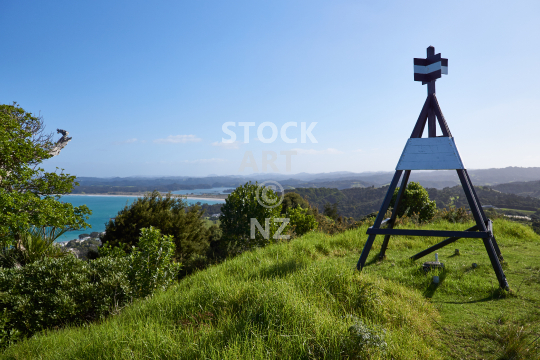Trig point on the Tutukaka Coast