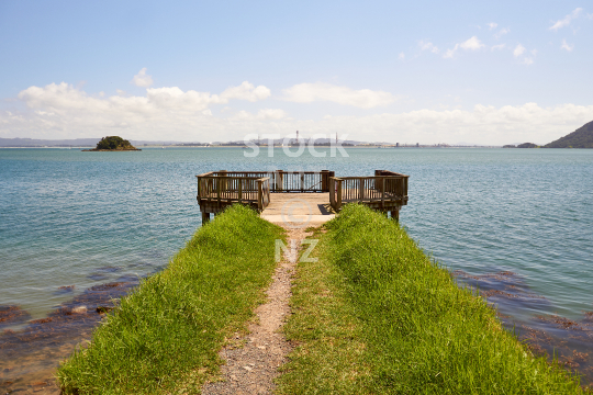 Urquharts Bay jetty at the Whangarei Heads