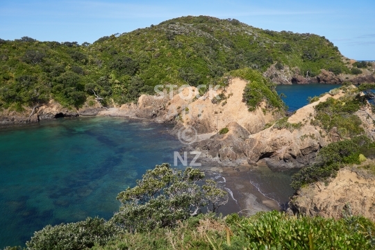 View towards Kukutauwhao Island - Tutukaka Coast, Northland, NZ