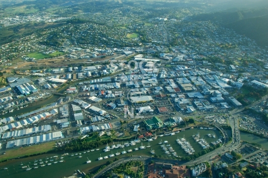 Whangarei city from above