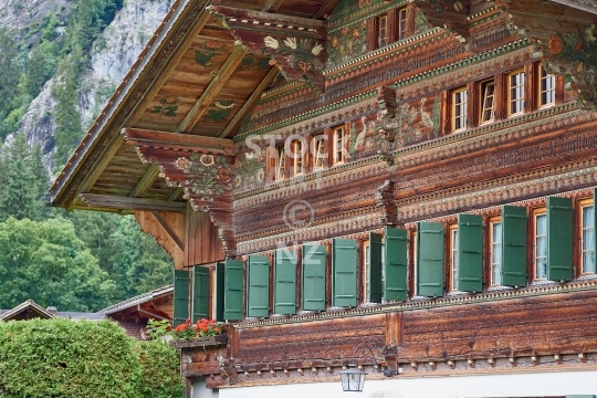 Wonderful old Swiss chalet from 1746